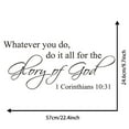 thumbnail image 2 of Versos creativos de la Biblia decoración de pared extraíble Decoración de pared no tóxico para la habitación de la habitación del hogar, 2 of 5