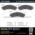 thumbnail image 3 of Mpa Electrical 1003-0785M Quality Built Black Series Semi Metallic Brake, 3 of 4