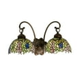 thumbnail image 2 of Meyda 18"W Tiffany Honey Locust 2 LT Wall Sconce, 2 of 2
