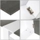 thumbnail image 5 of Mesa de Comedor Plegable, Mesa de Cocina con Alas Abatibles, Blanco+Gris Oscuro esquí esquí Gafas de esquí, 5 of 5