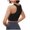 Black, variant on KHONTS Women's Workout Crop Tops Sleeveless Yoga Running Shirts Athletic Tank Tops with Padded White S