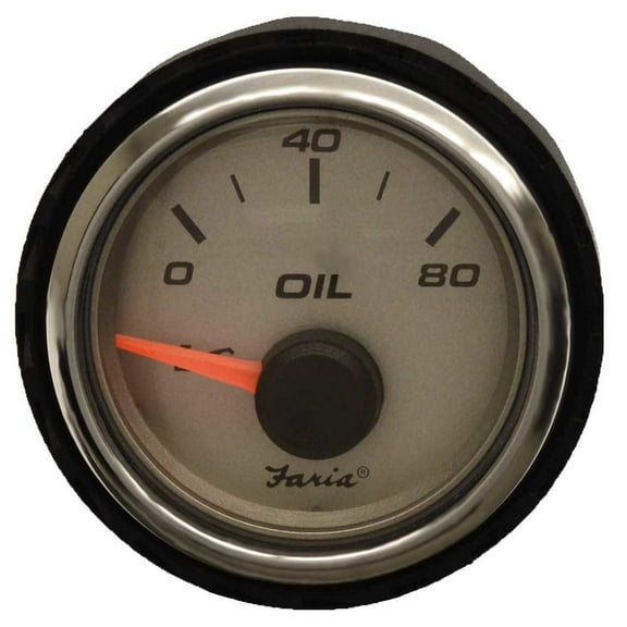 Faria Boat Oil Pressure Gauge GPC923A | Rinker 2 Inch