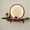 Orange, variant on Wall-Mounted Buddha Statue Stand with LED Light Household Small Buddhist Shrine Altar Table with Retractable Pull Plate Bamboo Prayer Offering Table