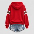 thumbnail image 6 of AWZXDE Girls Hooded Sweatshirt Sparkly Reindeer Bow Graphic Long Sleeve Hooded Top For Christmas Family Party And Holiday Daily Wear, 6 of 6