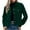 Green1, variant on Lenpel Cropped Jackets for Women Long Sleeve Button down Corduroy Jackets Fall Fashion Coat Trendy for