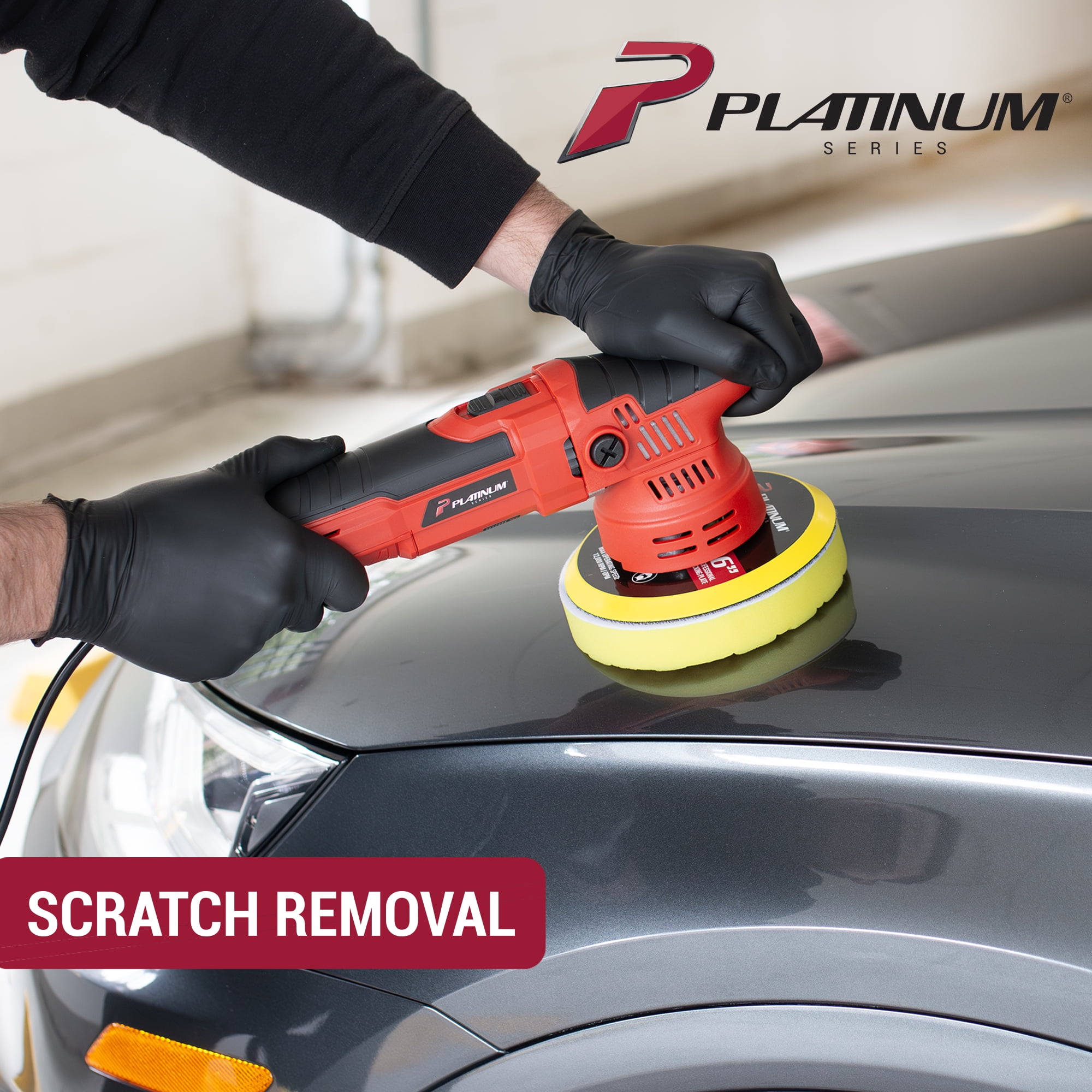 (2 pack) Platinum Series Dual Action Polisher Compound Pad, 6 inch, 1 Pad