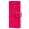 thumbnail image 4 of Allytech Galaxy A51 (4G) Case Cover, Premium PU Leather Folio Flip Kickstand Magnetic Clasp Wrist Strap Shockproof Anti-scratch TPU Back Cover Wallet Case for Samsung Galaxy A51 (4G), Red, 4 of 6