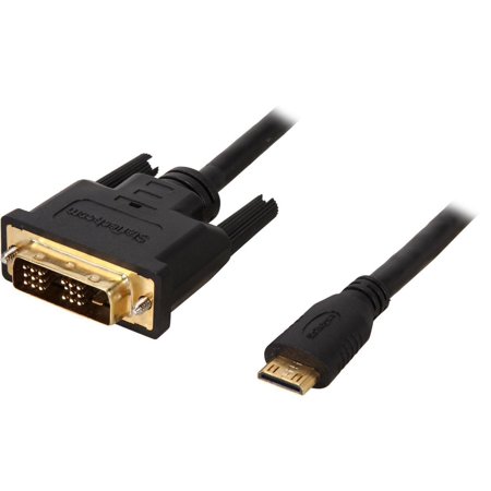 UPC: 0065030853132 | StarTech.com HDCDVIMM1M 3.3 ft. Black Mini HDMI (19 pin) to DVI-D (19 pin) Cable Male to Male