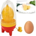 thumbnail image 4 of ABCISI Egg Spinner, Golden Egg Machine, Hand Powered Egg White and Yolk Spin Mixer, Portable Manual Shaker & Spinner, Egg Homogenizer Egg Scrambler, Duck Shape Pull Rope (Red), 4 of 16