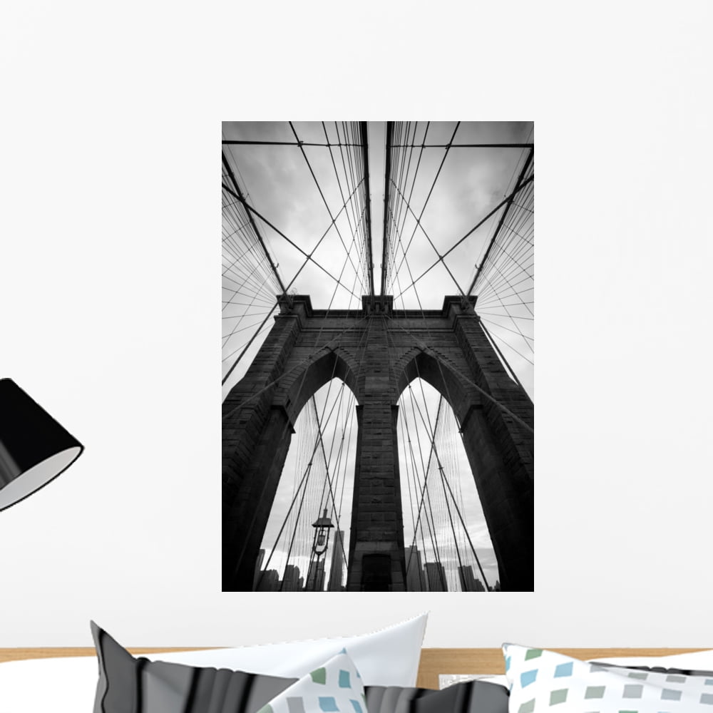 Black and White Upward Wall Mural by Wallmonkeys Peel and Stick Graphic ...
