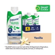 Ensure Plant-Based Protein Shake, Vanilla, 11 Fl Oz, 4 Pack