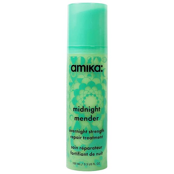 Amika MIDNIGHT MENDER Overnight Strength Repair Treatment 3.3 oz / 100 ml