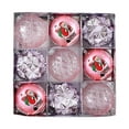 thumbnail image 5 of Nkmbld 9Pcs Christmas Balls Ornaments Birthday Decoration Boutique PET Painted Plastic Christmas Balls Set Christmas Tree Decoration, 5 of 7