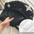 thumbnail image 4 of Twin Sze Fitted Sheet Set - Modern Black Grey 2 Piece Bedding Sets 16" Deep Pocket Fitted Sheet with 1 Pillowcase, Japanese Style Moon Stars Minimalism Brushed Microfiber Hotel Luxury Bed Sheets, 4 of 9