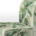 thumbnail image 4 of Designart "Minimalism Plam Tree silence III" Green Floral Upholstered Accent Chair - Traditional Arm Chair For Living Room, 4 of 7