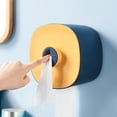 thumbnail image 4 of ¡Compra Inteligente!, Caja de almacenamiento de papel y toallas faciales que ahorra espacio, fácil de usar, para montaje en pared, sin perforaciones Akmoler, 4 of 7