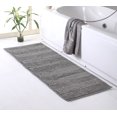 thumbnail image 3 of Affinity Linens LBD22X60RG-SVL Braided & Loop Chenille Oversized Bath Rug, Silver - 22 x 60 in., 3 of 3