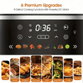 thumbnail image 3 of 6.5 Qt Large Air Fryer Digital Control With View Window 8 Presets For Fast Family Meals Temp Timer Adjustable Roast Bake Crisp French Fries Steak 1550W, 3 of 7