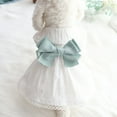 thumbnail image 5 of Ropa para perros Primavera y verano Falda fina Lolita Princesa Menta Mariposa Gato Ropa para mascotas para el cabello, 5 of 5