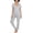 Hearts, variant on Honeydew Womens Embroidered Lounge Set 2 Piece