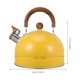 thumbnail image 2 of Tea Kettle: Stainless Steel Whistling Tea Kettle - 2.5L Folding Handle Teapot For Stovetop - Loud Whistle And Ergonomic Design For Home Dorm Camping, 2 of 3