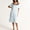 Blue, variant on Naittoop Womens Summer Maxi Dress Casual Loose Fit Long Nightgown Soft Plus Size Sleepwear Lounge Dress