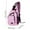 Pink, variant on Women's Adjustable Crossbody Chest Shoulder Bag 7.8x12.9in Multi-Pocket Canvas Purse for Hiking Travel Daily Use (0.61lb) - Convertible Hands-Free Gift