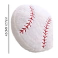 thumbnail image 3 of Soft Filled Soccer Plush Pillow for Sports Themed Decor and ren's Play - Educational Toy with Realistic Design, Durable and Machine Washable, 3 of 5
