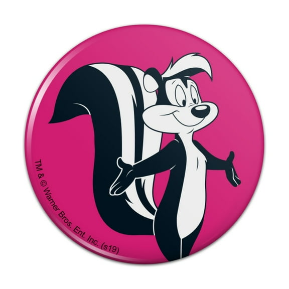 Looney Tunes Pepe Le Pew Kitchen Refrigerator Locker Button Magnet