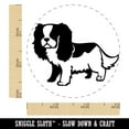 thumbnail image 2 of Cartoon Cavalier King Charles Spaniel Dog Pet Self-Inking Rubber Stamp Ink Stamper - Brown Ink - Small 3/4 Inch, 2 of 7