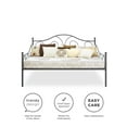 DHP Victoria Metal Daybed, Full, Pewter