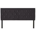 thumbnail image 3 of Home Design Concetta Full Tufted Upholstered Adjustable Headboard, Black, Velvet with Diamond Button Tufting, Modern Bedroom Furniture, 3 of 5