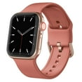 thumbnail image 1 of compatible Apple Watch SE 44mm Pin Buckle Silicone Watch Band Cheap and fine, 1 of 4