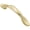 Twisted - Brushed Brass-3" Hole Center-10, variant on 10 Pack Brushed Cabinet Pulls 3 Inch(76mm) Hole Centers Handles Arch Kitchen Hardware For Cabinets And Drawer Al3028mgp