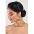 thumbnail image 3 of Efulgenz Indian Jewelry Set Traditional Faux Pearl Beaded Choker Necklace Earrings Bollywood Jewelry Set for Women, 3 of 5