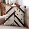 thumbnail image 6 of Boho Tribal Geometric Pillowcase, Modern Farmhouse Throw Pillow Covers 16 X 16 Inch, Set Of 4, Linen Study Sofa Cushion Cover Indoor Living Room Home Decor, 6 of 7