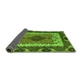thumbnail image 2 of Ahgly Company Indoor Round Abstract Green Modern Area Rugs, 7' Round, 2 of 4