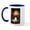 White/Navy Inside, variant on CafePress - Queen & Papillon Mug - 11 oz Ceramic Mug - Novelty Coffee Tea Cup