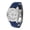 Blue, variant on 8.5CT Luxury Half Iced Moissanite Watch, Collection of 647 D Color Moissanite Stones,Hip Hop Style Mechanical Wristwatch with More Rubber Band