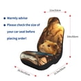 thumbnail image 3 of Uemuo Scientist Guinea Pig Pattern Car Seat Covers for Front Seats Waterproof Seat Covers for Cars, Universal Auto Front Seats Protector Fits for Car-2 PCS, 3 of 6
