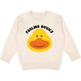 thumbnail image 2 of Inktastic Duck Feeling Ducky Toddler Sweatshirt, 2 of 4