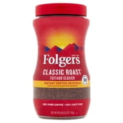 Folgers Coffee Instant Classic Roasted 12 oz