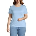 thumbnail image 3 of Lands' End Women's Plus Size Relaxed Supima Cotton T-Shirt, 3 of 3