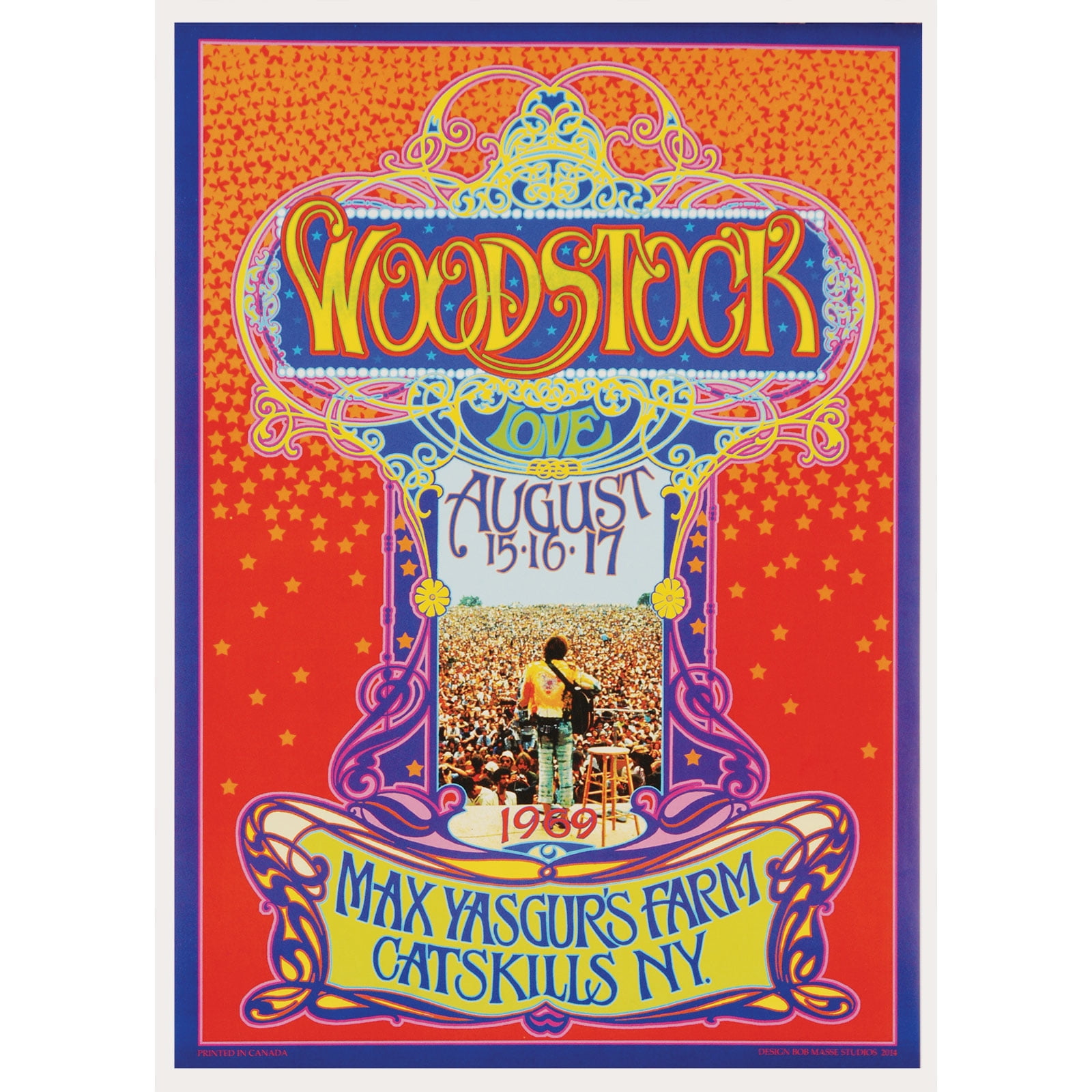 Woodstock Concert Promo Poster