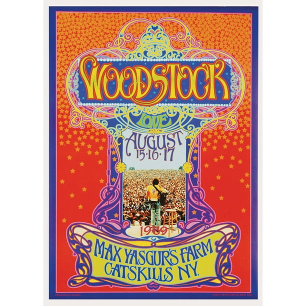 Woodstock Concert Promo Poster