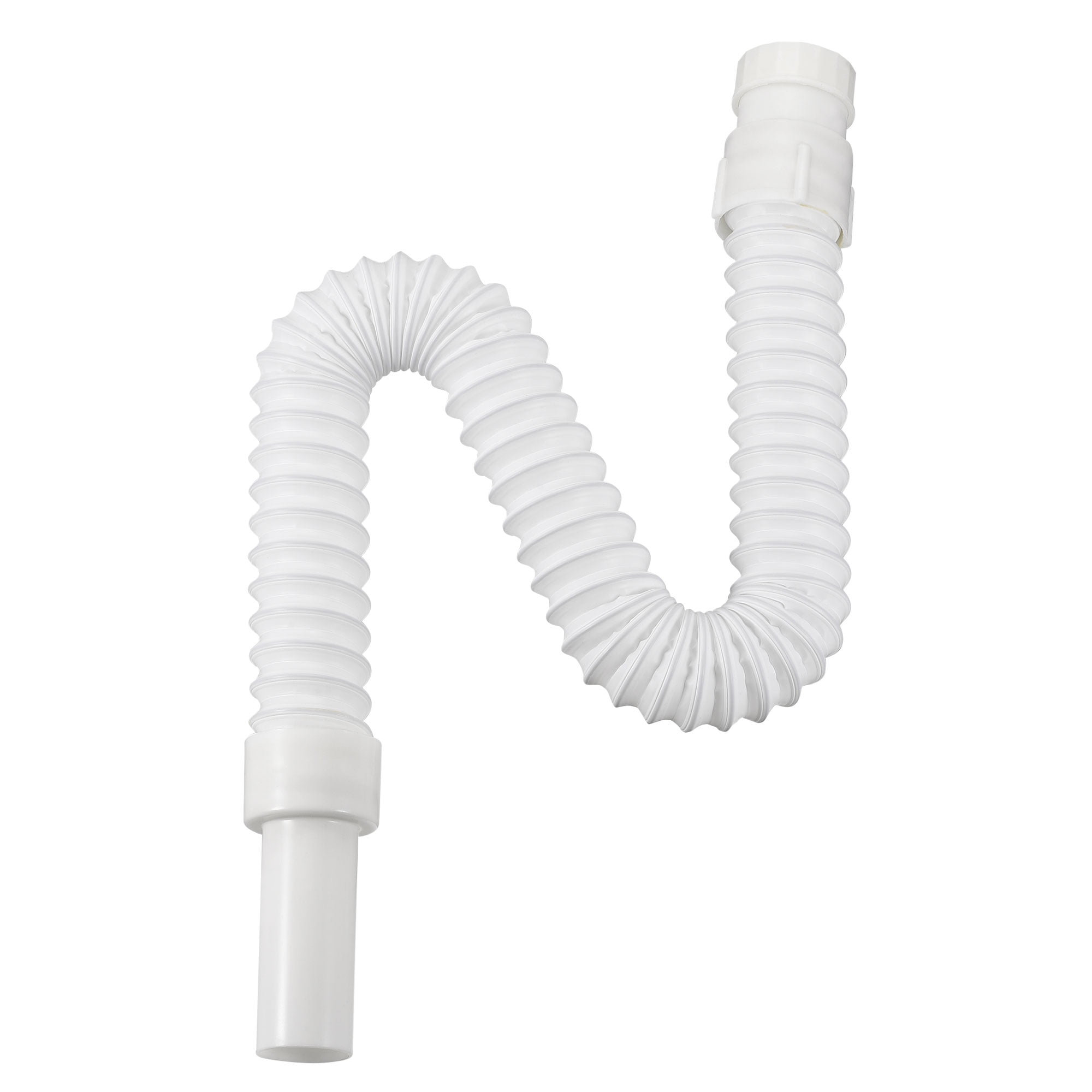 Uxcell Bathroom Sink Drain Hose, PVC & Steel Wires Expanded Tube Pipe