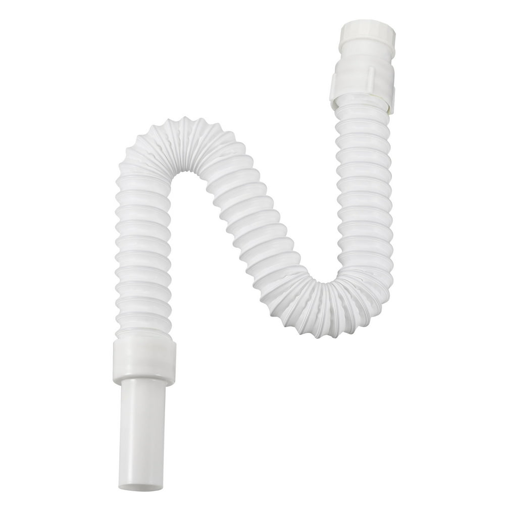 Bathroom Sink Drain Hose, PVC & Steel Wires Expanded Tube Pipe