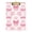 Gold, variant on Pink Shells with Pink Bows Acrylic Clipboard Drawing Board with Hook Writing Pad File Storage A4 Size Silver 12.5" x 9"