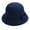 Blue, variant on Ajshakl Bucket Hat, Solid Color Wide Brim Round Dome Warm Woolen Hat Women Autumn Winter Elegant Bowknot Decor Fedora Daily Wear, Blue