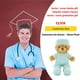 thumbnail image 2 of Osito de peluche médico enfermero personalizado de 23 cm, 2 of 6